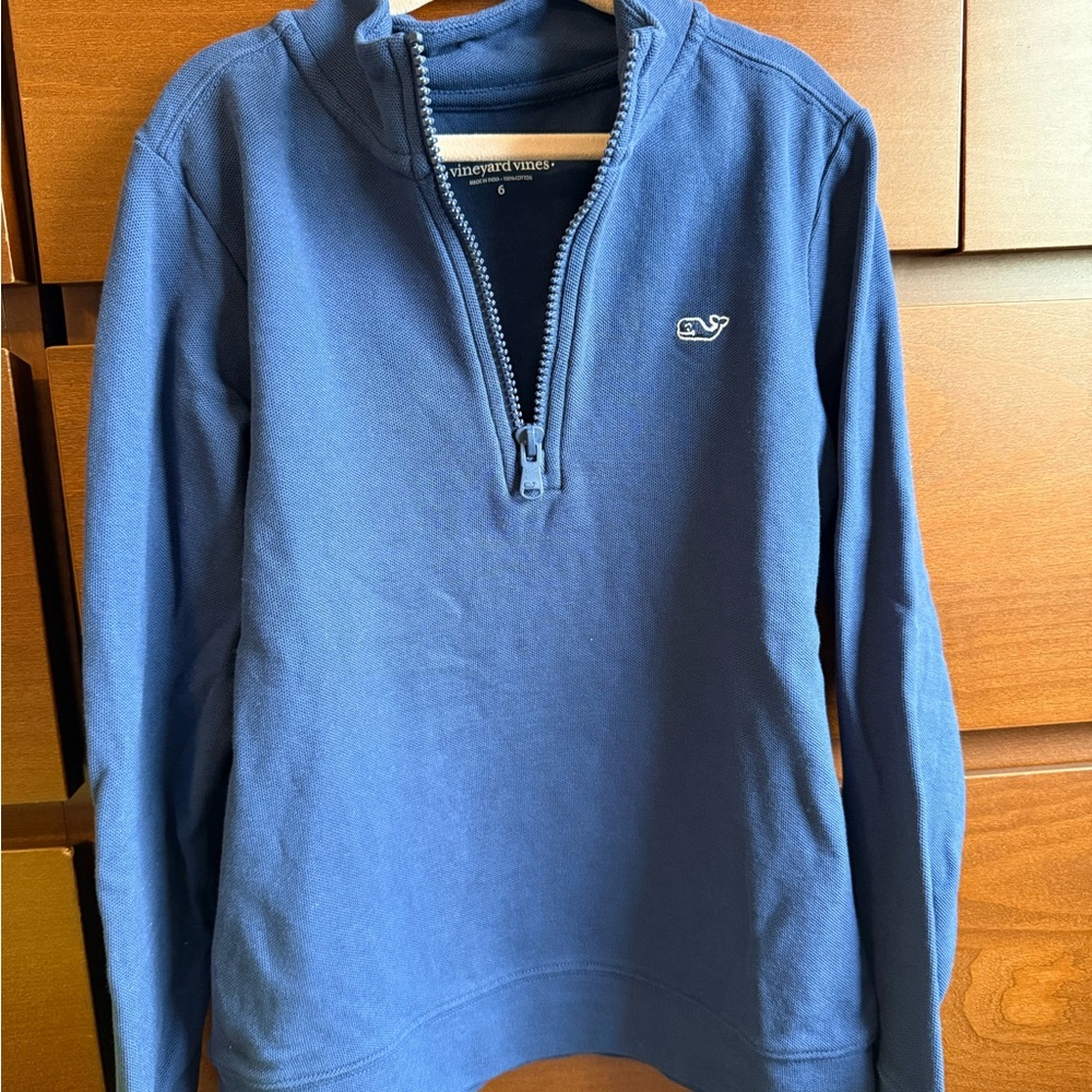 Vineyard Vines boys salt water quarter zip